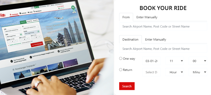 Booking at Gatwick Airport with the Official Website of Bacarhire: