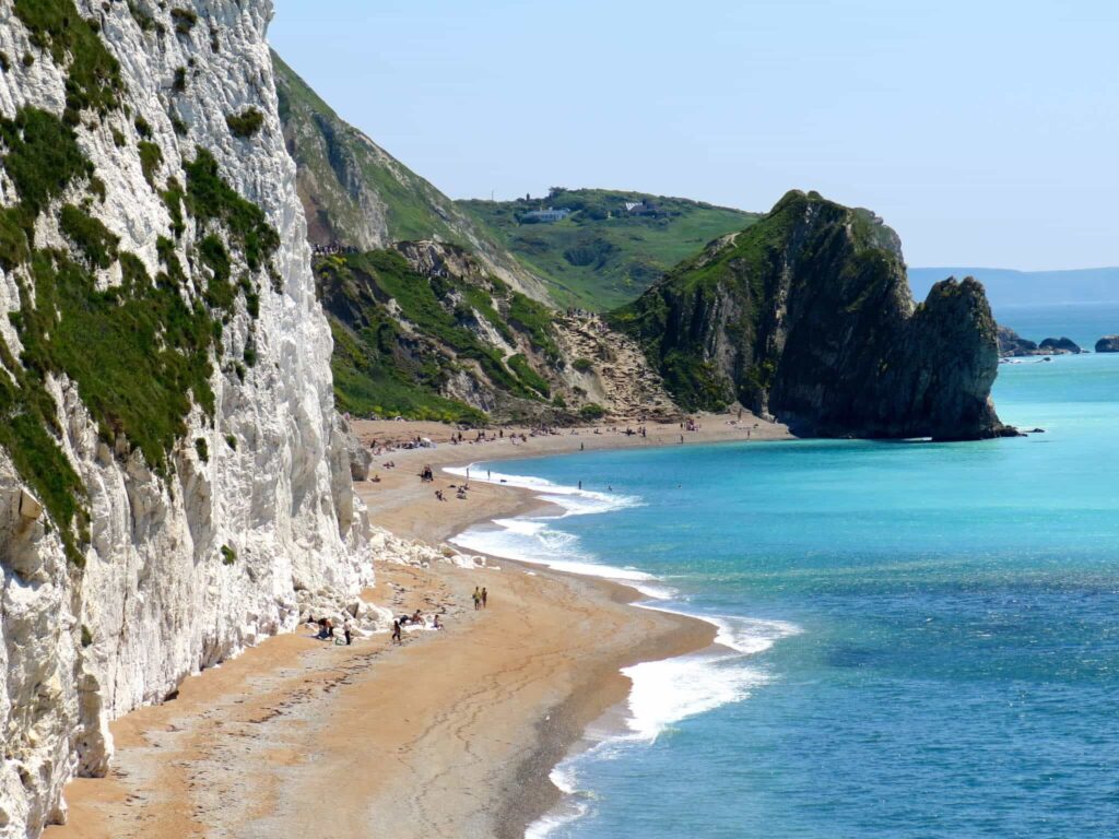 Coastal Cliffs of the Jurassic Coast in England